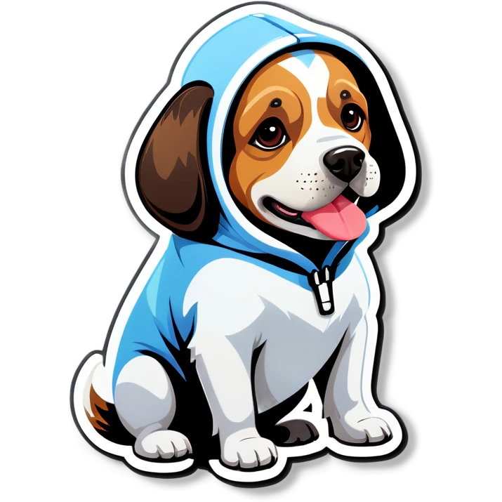 Dog hoodie  emoji