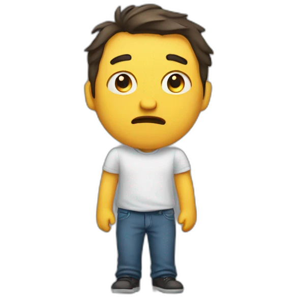 Perplexed emoji