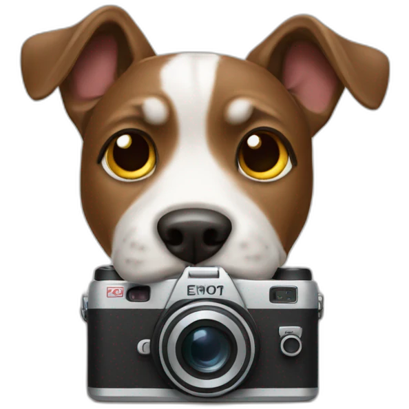 DOG WITH CAMERA emoji