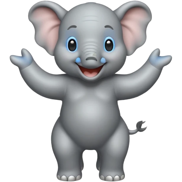Design a dancing elephant emoji emoji