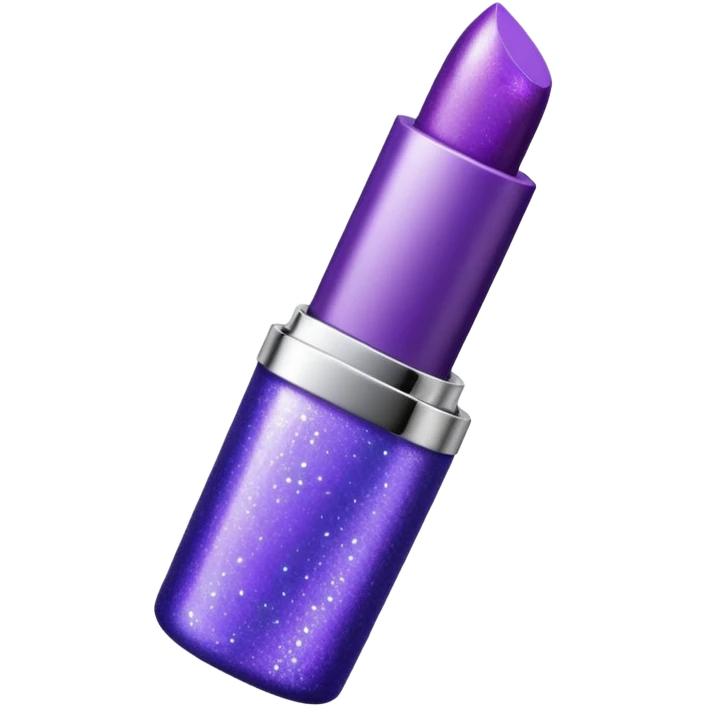glitter purple lipstick emoji