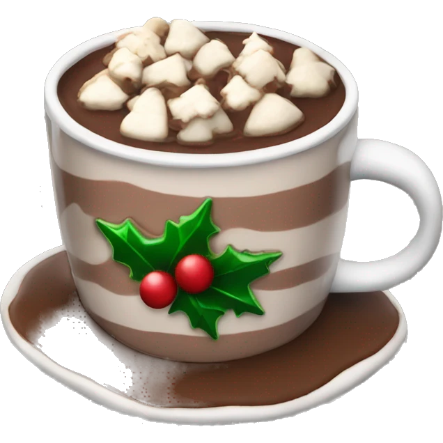 Christmas hot chocolate  emoji