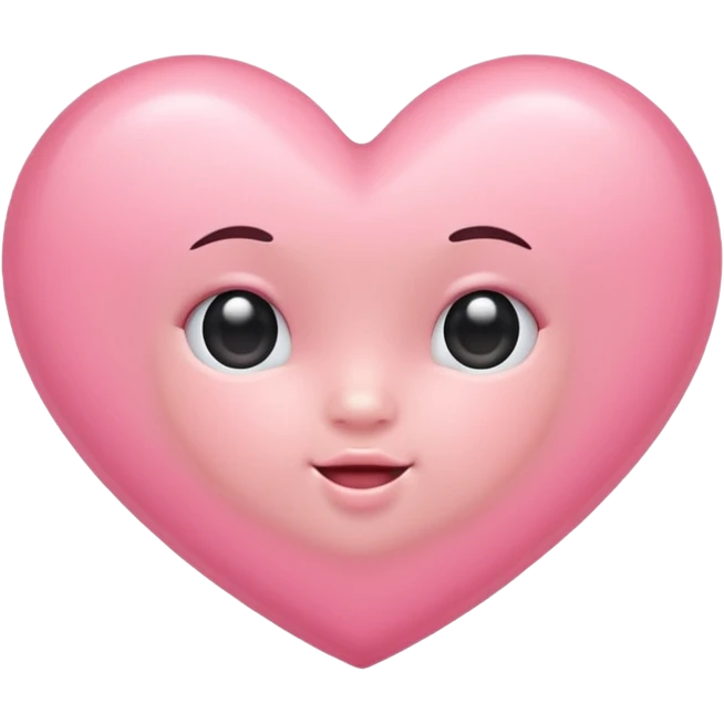 baby pink heart emoji