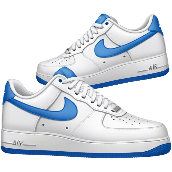 Nike white air force emoji