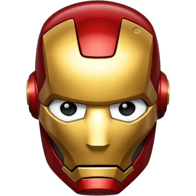 Iron man face emoji