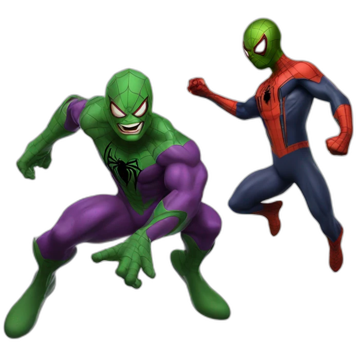 SPIDERMAN VS GREEN GOBLIN emoji