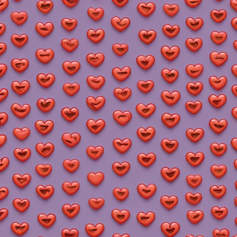 Heart eyes in love emoji