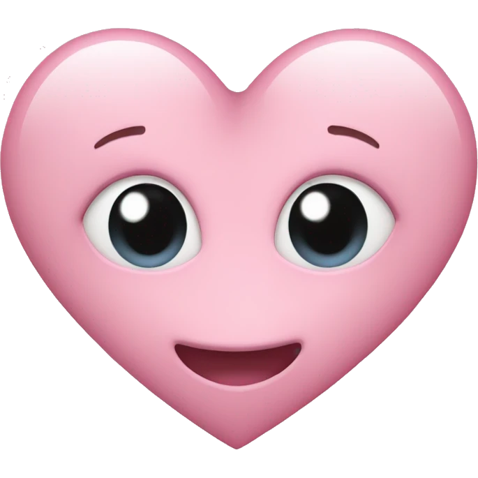 pastel pink heart emoji