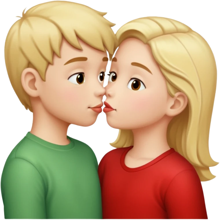 kids kiss emoji