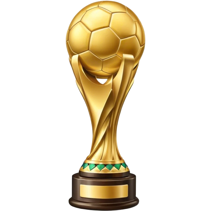 world cup trophy emoji