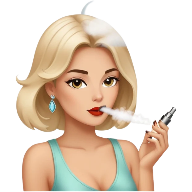 Diva vaping emoji