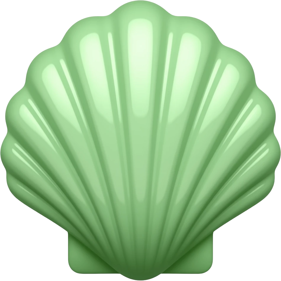 green seashell emoji