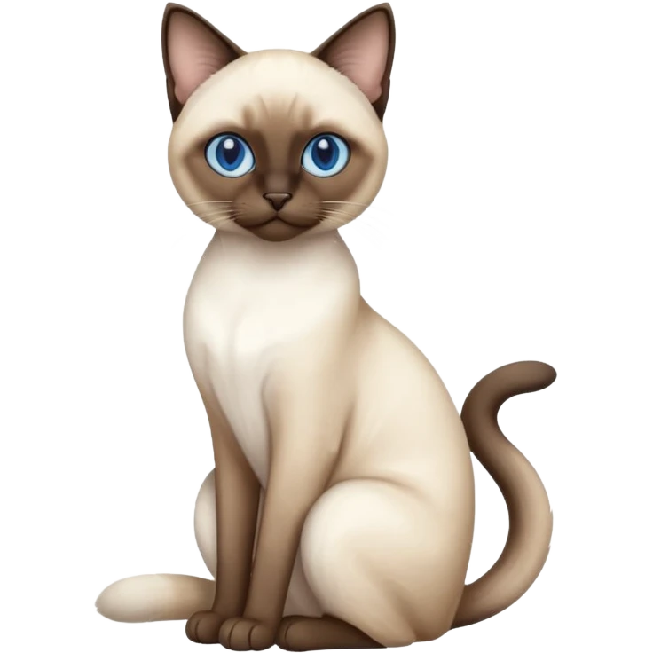
Siamese cat emoji
