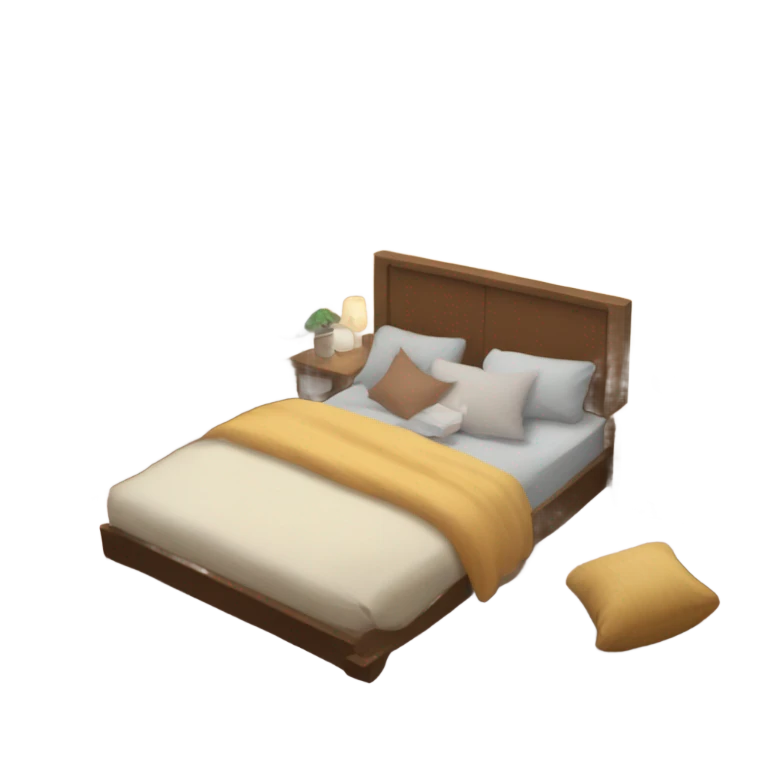 Waiting in the bedroom for snugs emoji