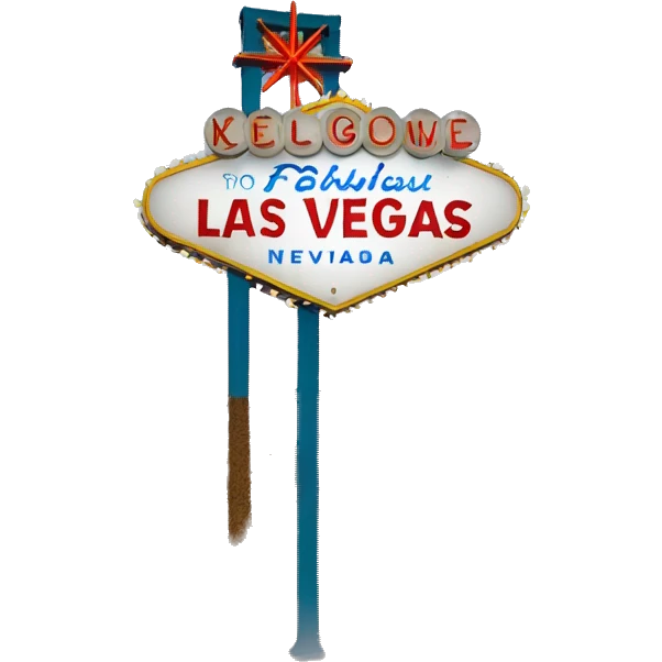 Las Vegas sign emoji