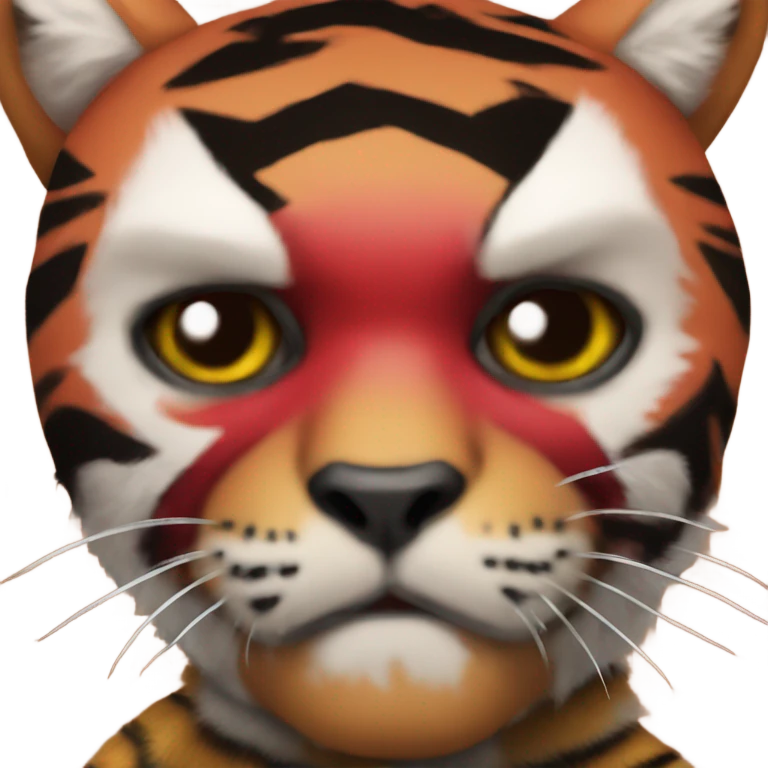 deadpool as a tiger emoji