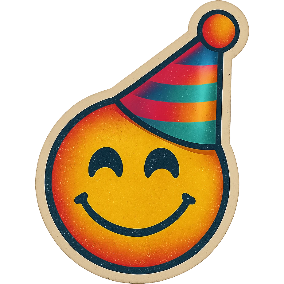 party hat emoji