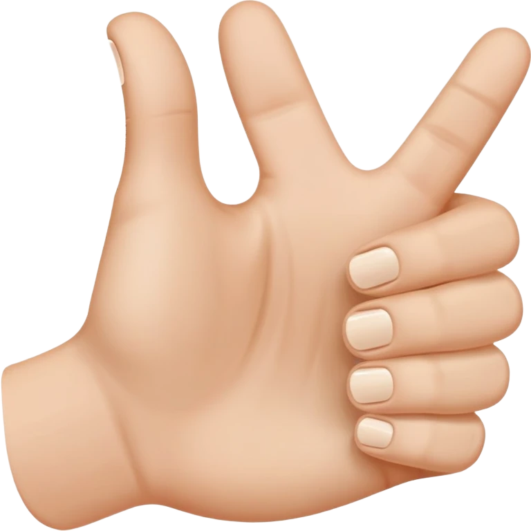 A dainty thumbs up emoji