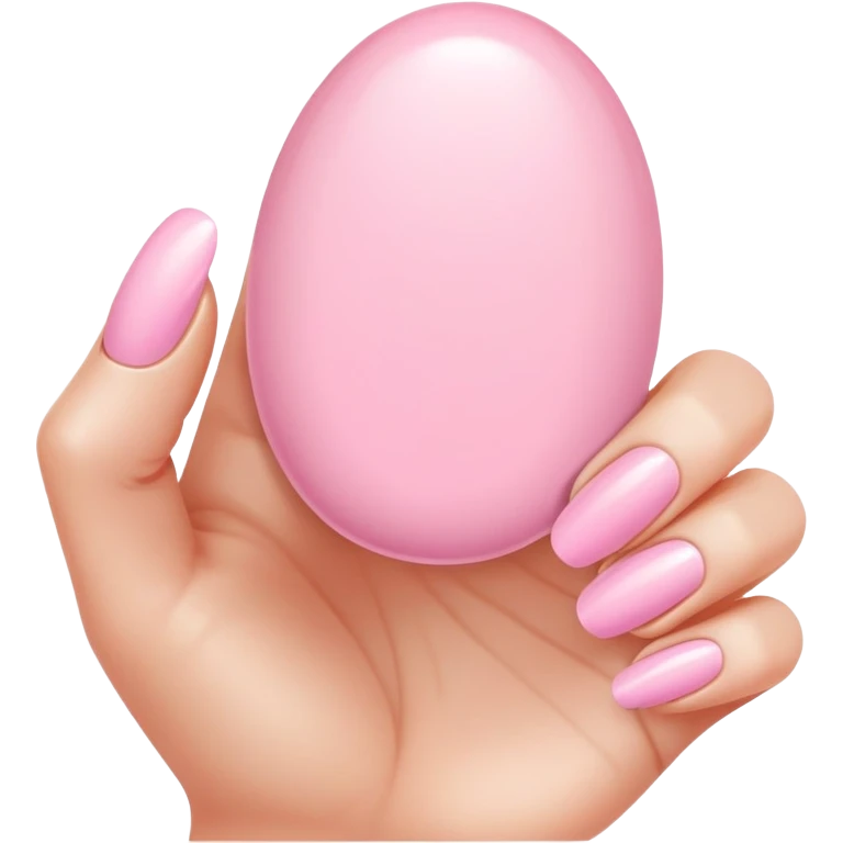 baby pink nails emoji