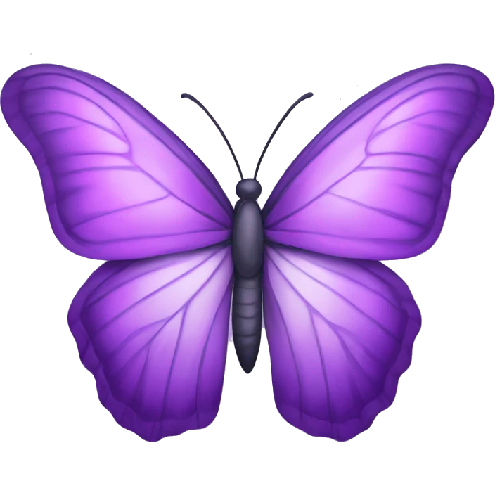 Mariposa de color morado claro  emoji