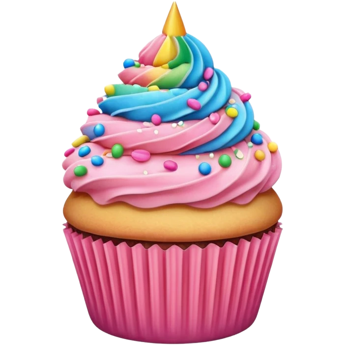 cupcake rosa emoji