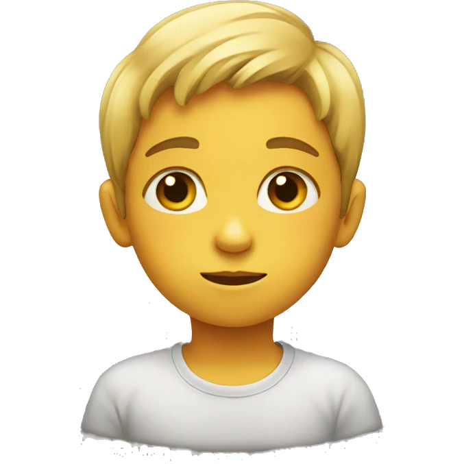 Child thinking emoji