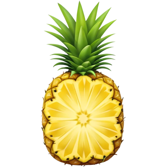 Pineapple slice emoji