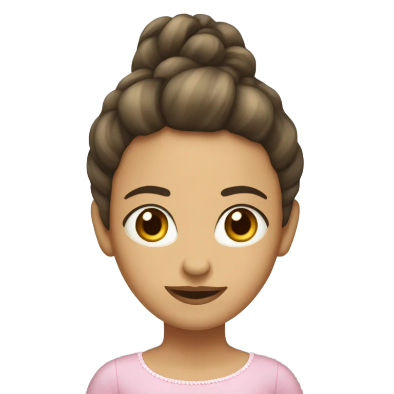 балерина пьет чай emoji
