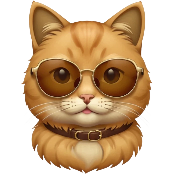 Cat wearing sunglasses emoji