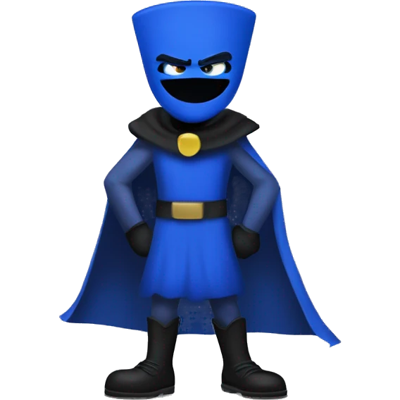 Grover Disney Villain:
The Blue Blur
A speed-obsessed, sly villain with a flair for the dramatic, The Blue Blur steals valuables Wearing a tattered cape and always moving at breakneck speed, emoji