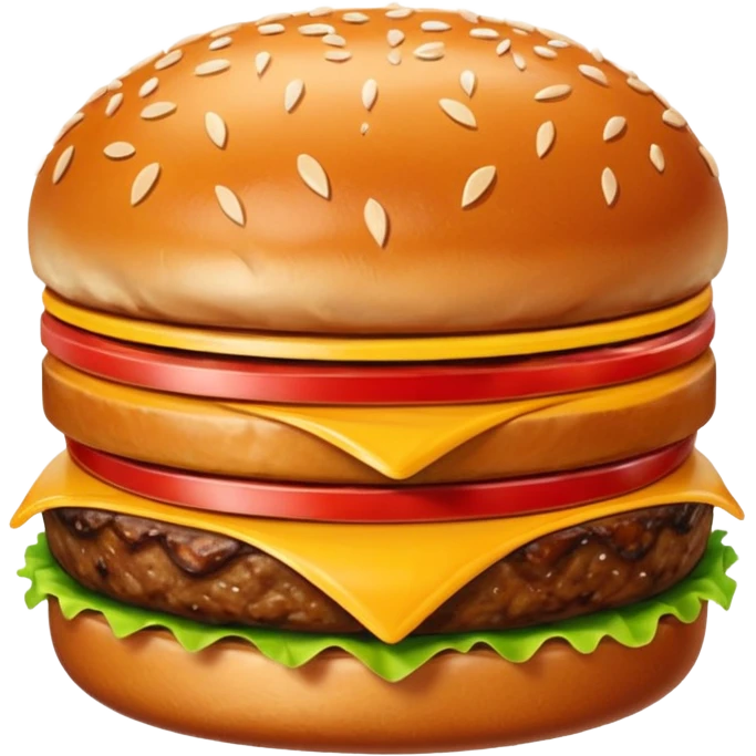 hamburguesa sin pan emoji