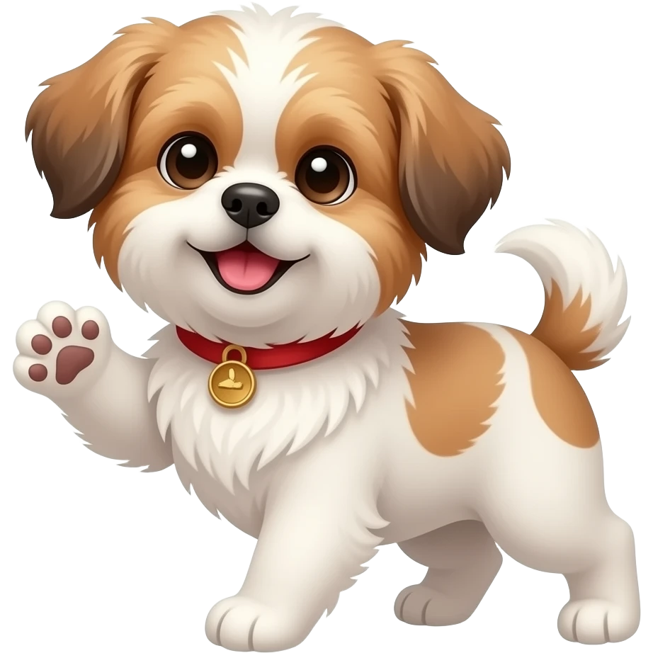 cute shih tzu dancing emoji