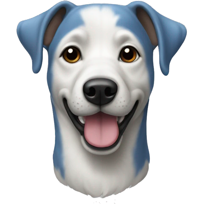 Chien bleu  emoji