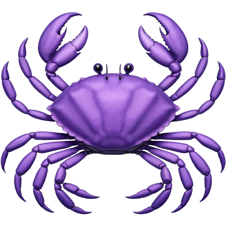 Pastel purple sea Crab emoji