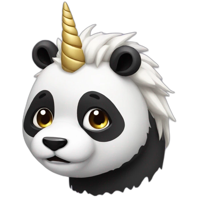 unicorn panda mad emoji