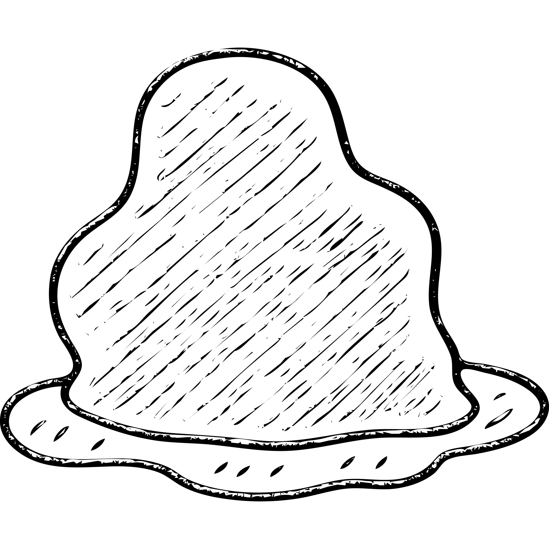 rough texture liquid bitumen emoji