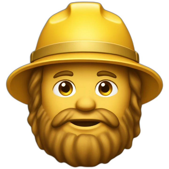 gold miner pick emoji