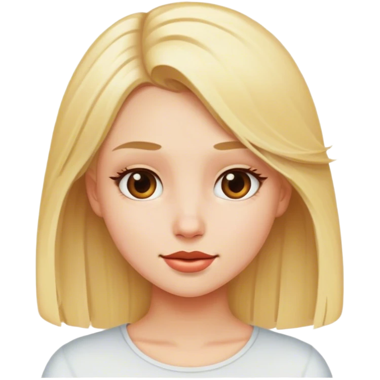 Blonde girl emoji