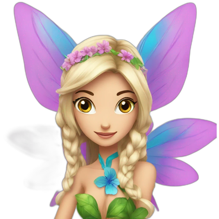 Flora from Winx emoji