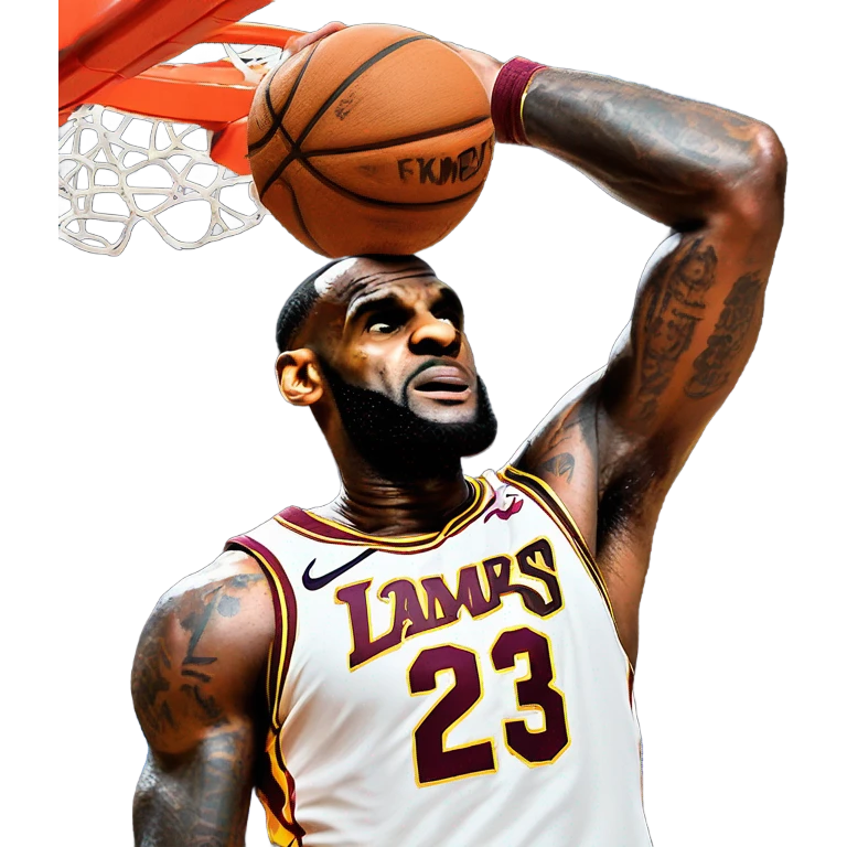 LeBron James Dunking￼ emoji