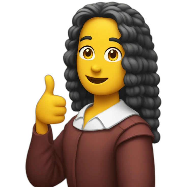 Joconde thumb up emoji