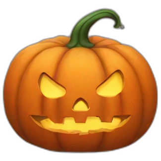 Halloween pumpkin emoji