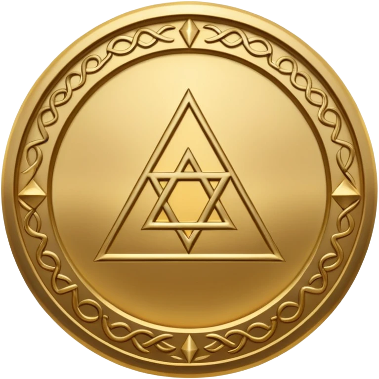 tetragrammaton ancient Hebrew letters in a circular emoji design emoji