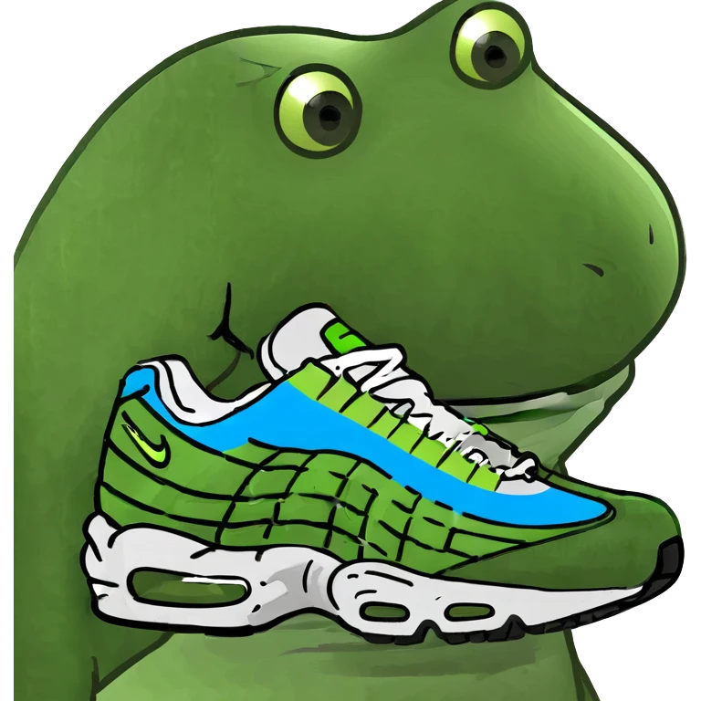 Original neon Nike airmax 95 emoji