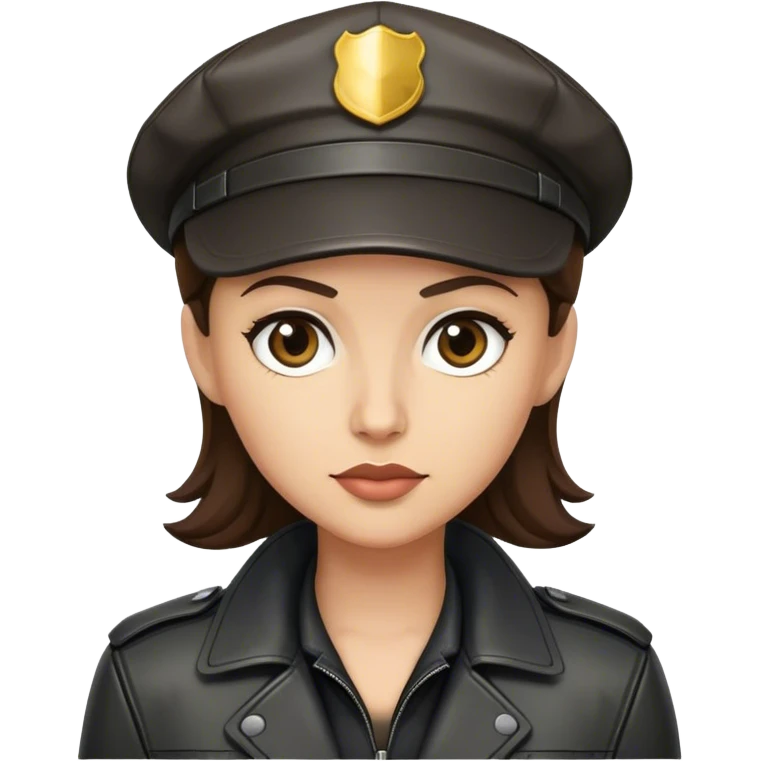 детективный агент светлокожий, брюнет,  кепке и кожаной темной куртке emoji