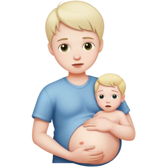 Pregnant boy emoji