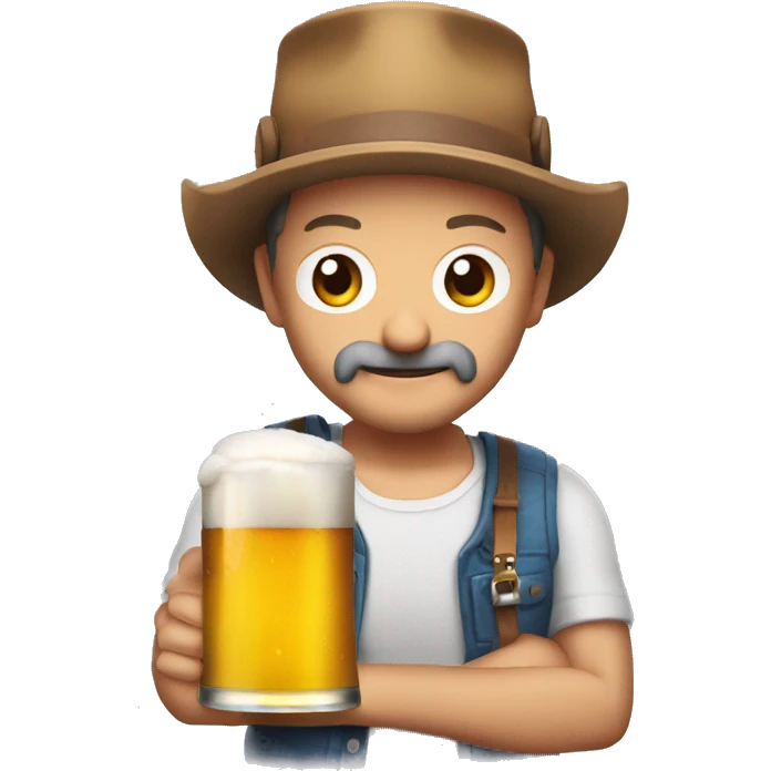 Tony Tony chopper qui boit une bière  emoji
