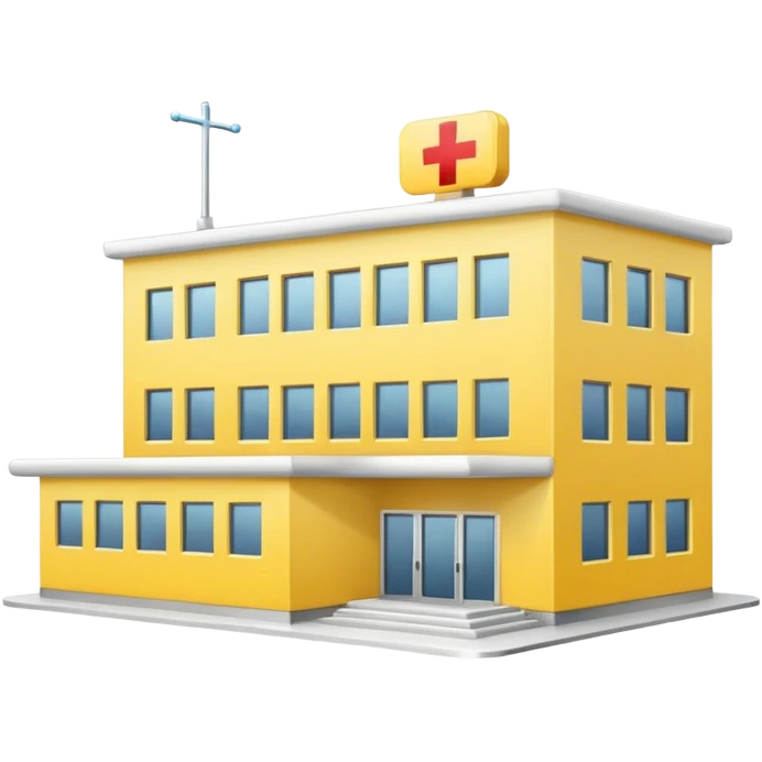 yellow hospital emoji