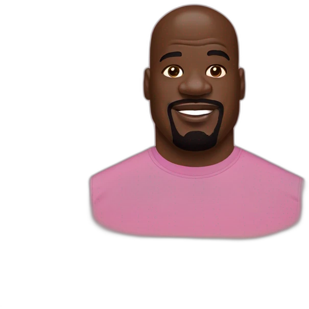 Shaquille-o’neal-tshirt-rose emoji