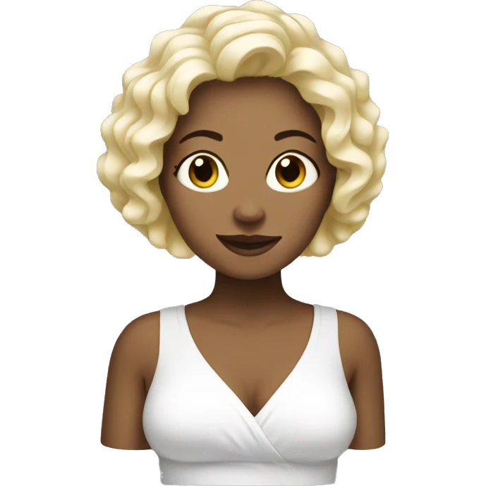 Spa white woman bubles emoji
